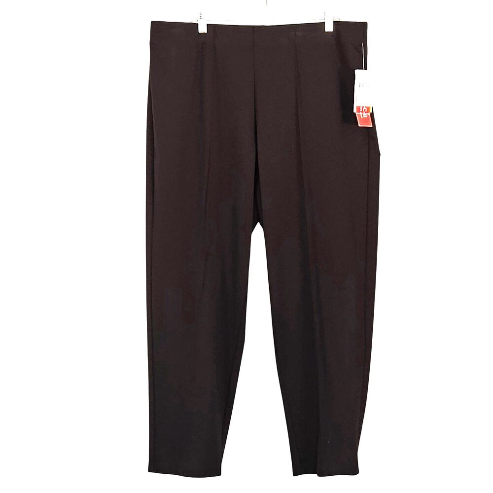 C.D. Daniels Pull-on Short Pant Dark Brown Sz 1X NWT